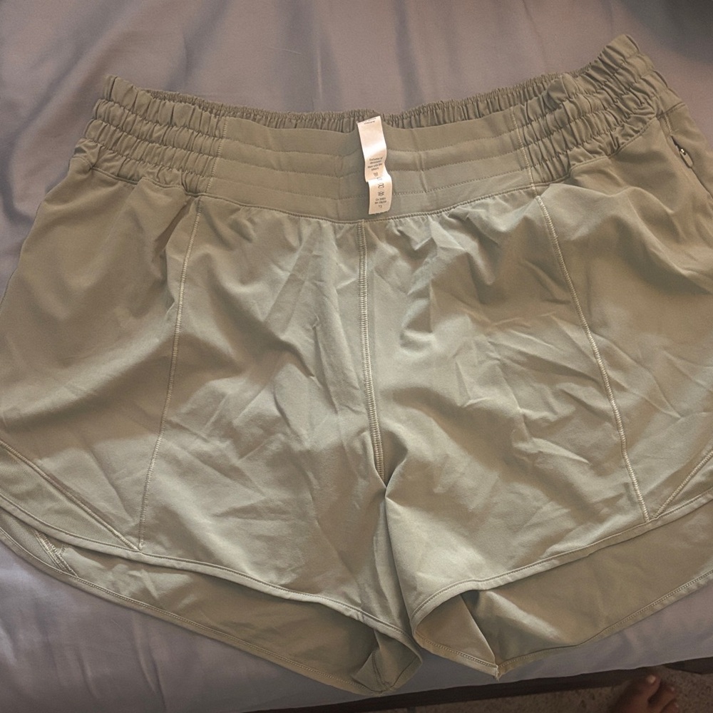 Lululemon Athletica Olive Athletic Shorts